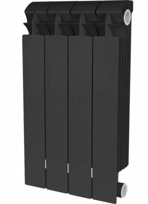 Радиатор биметаллический Global Style Plus 500 (4 секции) черный